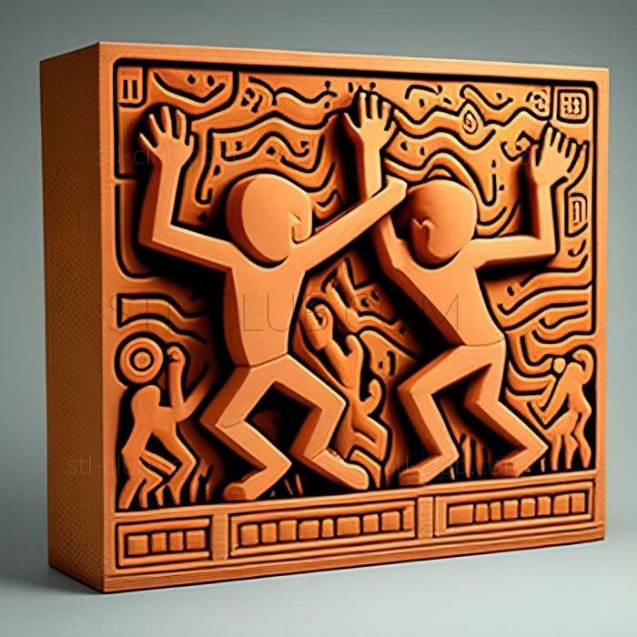 3D model Keith Haring (STL)